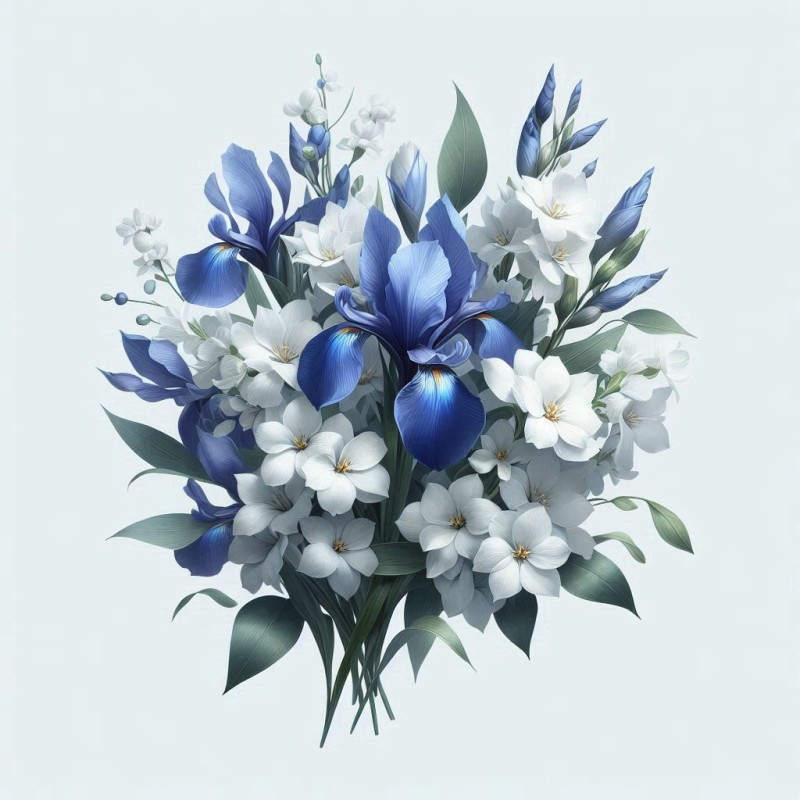 Poudre parfumée senteur iris et jasmin
