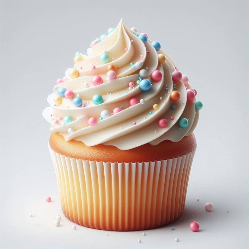 Poudre parfumée senteur cupcake