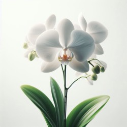 Fondant parfumé senteur orchidée blanche