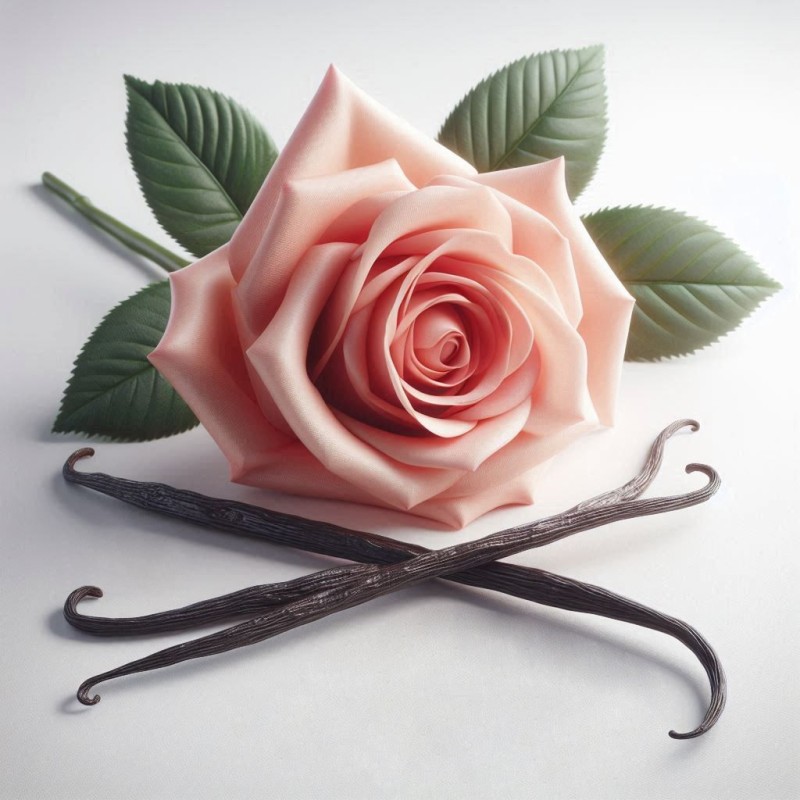 Fondant parfumé senteur rose vanillée
