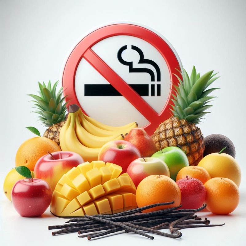 Suspension parfumée senteur anti-tabac tropical