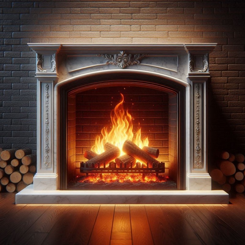 Poudre parfumée senteur feu de bois