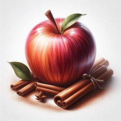 Fondant parfumé senteur pomme cannelle